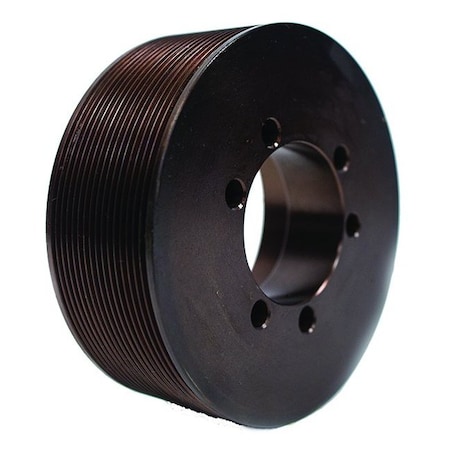 B&B Manufacturing Bushing 6 Groove Poly-V Pulley 2.8 inch OD 6J280JA